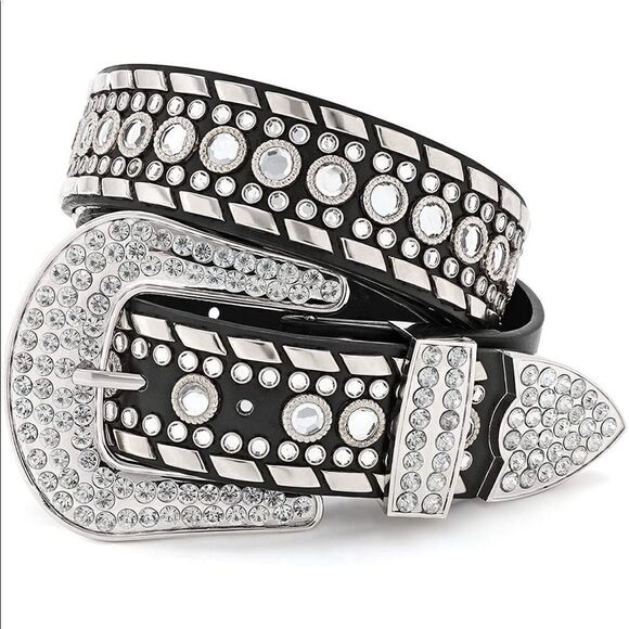 ✨NEW Crystal Studded Western Buckle Belt✨ - Picture 4 of 6